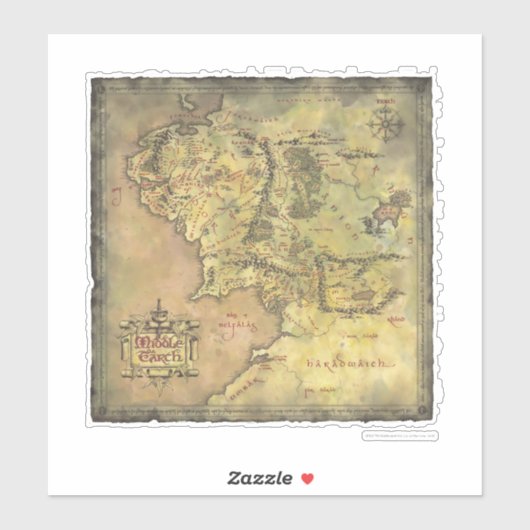MIDDLE EARTH™ Map Sticker (Vel)