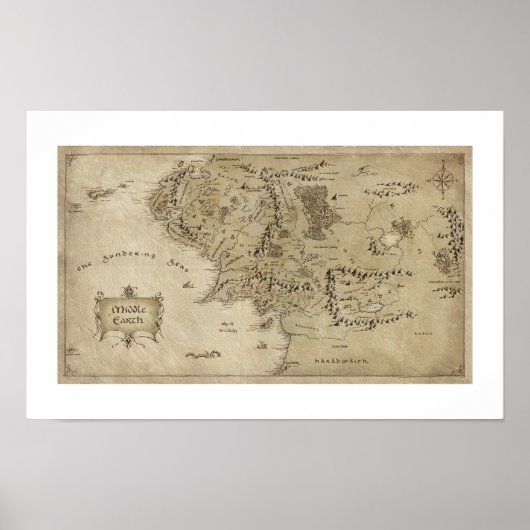 MIDDLE EARTH™ POSTER (Voorkant)