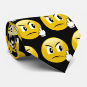 Middle Finger Emoji Stropdas (Opgerold)