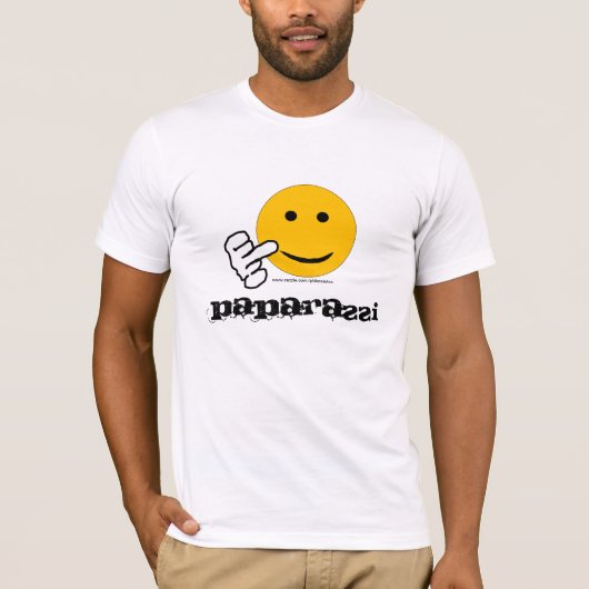 Middle Finger Paparazzi T-shirt (Voorkant)