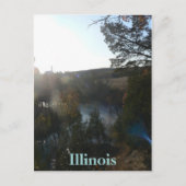 MIddle Fork Vermillion, Illinois-postkaart Briefkaart (Voorkant)