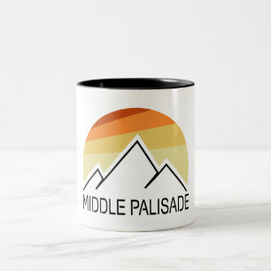 Middle Palisade California Retro Tweekleurige Koffiemok