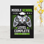 Middle School Level Complete Graduation Cl 2025 Ga Kaart (Gele Bloem)