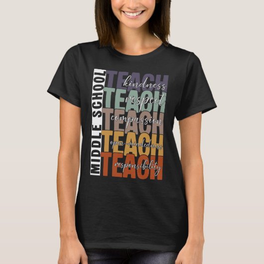 Middle School Teach T-shirt (Voorkant)