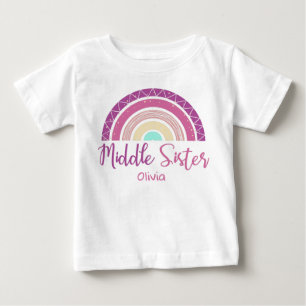 Middle Sister rainbow customizable name