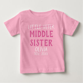 Middle Sister reveal custom name