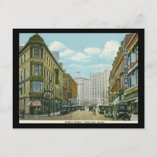 Middle Street, Portland, Maine 1932 Briefkaart