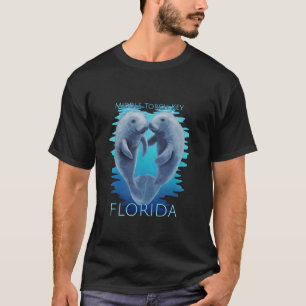 Middle Torch Key Florida Vakantie Lieve Lamantijne T-shirt