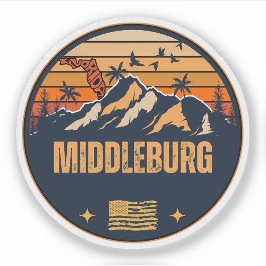 Middleburg, Florida Sticker (Voorkant)