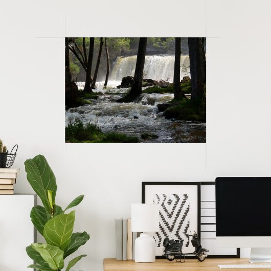 Middlebury-Herfsten in Middlebury, Vermont Poster (Thuiskantoor)