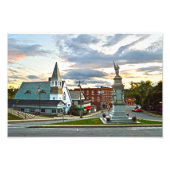 Middlebury, Vermont, bij Sunset Foto Afdruk (Voorkant)