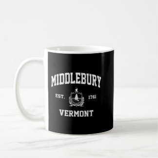 Middlebury Vermont VT  Staat Athletische stijl Koffiemok