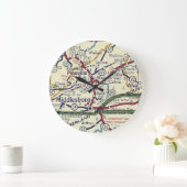 Middlesboro KY kaart Grote Klok (Huis)