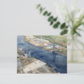 Middlesborough Transporter Bridge Briefkaart (Staand voorkant)