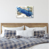 Middlesborough Transporter Bridge Canvas Afdruk (Insitu (Slaapkamer))