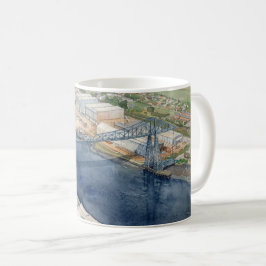 Middlesborough Transporter Bridge Koffiemok