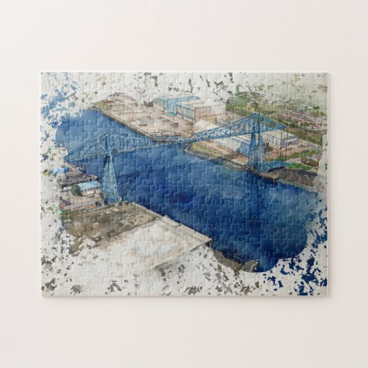 Middlesborough Transporter Bridge Legpuzzel (Horizontaal)