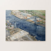Middlesborough Transporter Bridge Legpuzzel (Horizontaal)