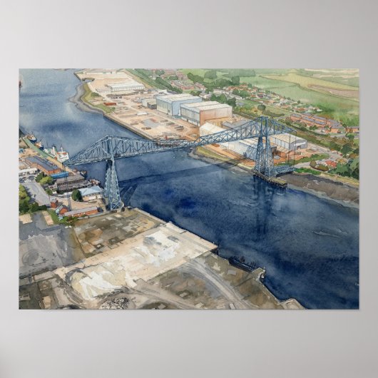 Middlesborough Transporter Bridge Poster (Voorkant)