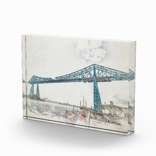 Middlesbrough Transporter Bridge Fotoblokken (Rechts)