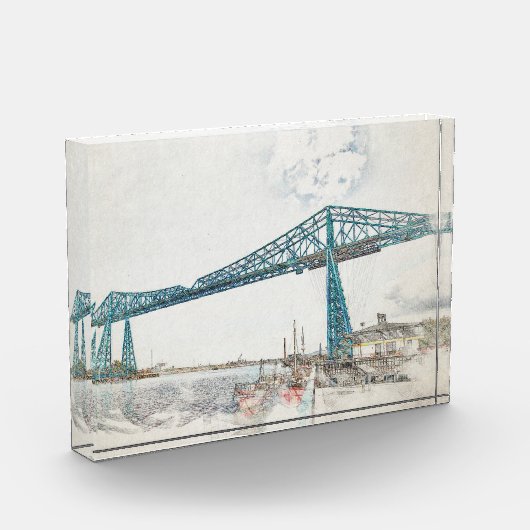 Middlesbrough Transporter Bridge Fotoblokken (Links)