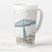 Middlesbrough Transporter Bridge Latte Mok (Rechterhoek)