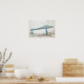 Middlesbrough Transporter Bridge Poster (Keuken)