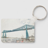Middlesbrough Transporter Bridge Sleutelhanger (Voorkant)