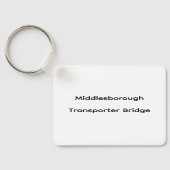 Middlesbrough Transporter Bridge Sleutelhanger (Achterkant)