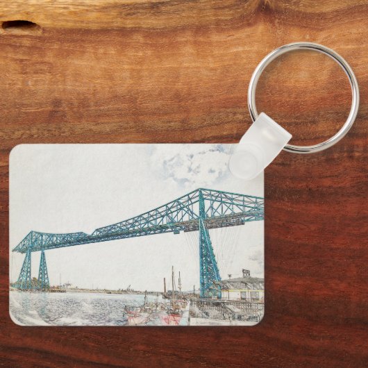 Middlesbrough Transporter Bridge Sleutelhanger (Voorkant)