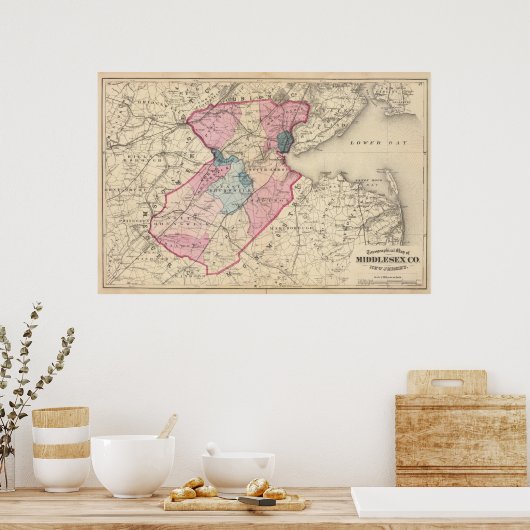 Middlesex County, NJ Poster (Keuken)