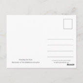 Middlesex Hospital Nurse Dressing For Duty Briefkaart (Achterkant)