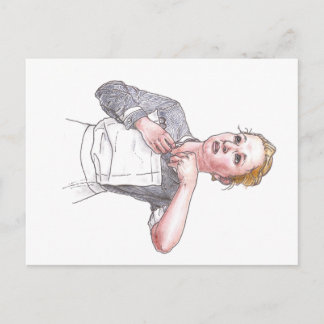 Middlesex Hospital Nurse Dressing For Duty Briefkaart