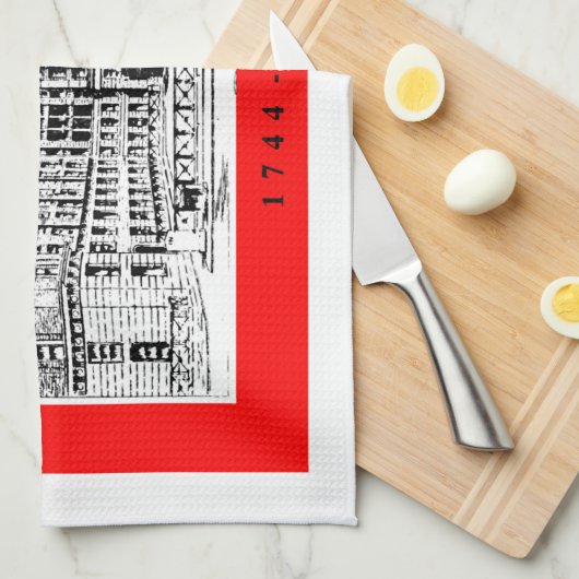 Middlesex Hospital Tea Towel Theedoek (Quarter Fold)