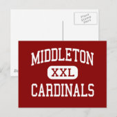 Middleton - Kardinalen - Hoog - Middleton Wisconsi Briefkaart (Voorkant / Achterkant)