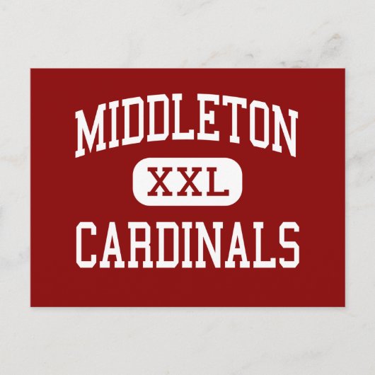 Middleton - Kardinalen - Hoog - Middleton Wisconsi Briefkaart (Voorkant)