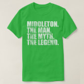 Middleton Middleton Achternaam Middleton achternaa T-shirt (Design voorkant)