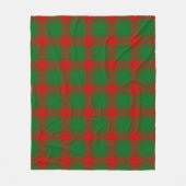 Middleton Schots geruit weefsel Fleece Deken (Voorkant)