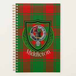 Middleton Schotse Clan Tartan & Crest Planner