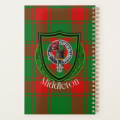 Middleton Schotse Clan Tartan & Crest Planner (Achterkant)