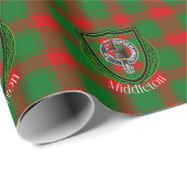 Middleton Scottish Clan Tartan & Crest Cadeaupapier (Rol Hoek)