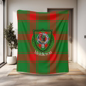 Middleton Scottish Clan Tartan Crest Fleece Deken