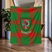 Middleton Scottish Clan Tartan Crest Fleece Deken