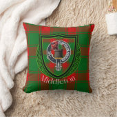 Middleton Scottish Clan Tartan & Crest Kussen (Deken)