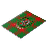 Middleton Scottish Clan Tartan & Crest Notitieboek (Linkerzijde)