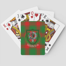 Middleton Scottish Clan Tartan & Crest Pokerkaarten