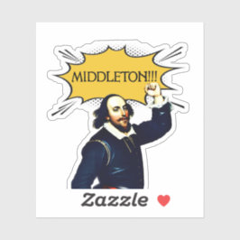 Middleton. Sticker