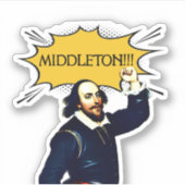 Middleton. Sticker (Voorkant)
