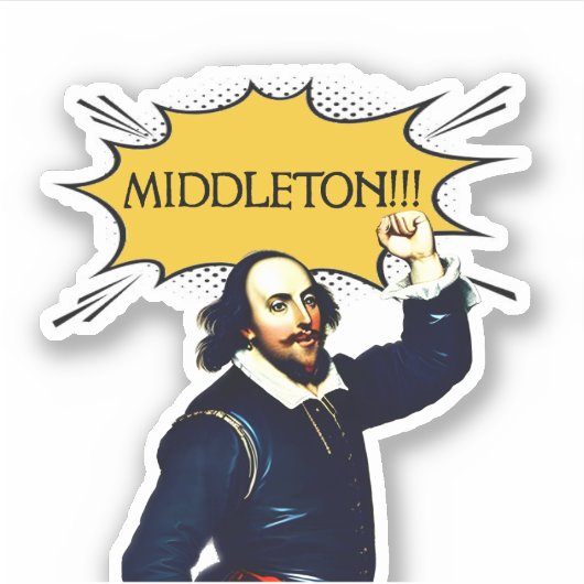 Middleton. Sticker (Voorkant)
