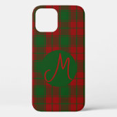 Middleton tartan monogram Case-Mate iPhone case (Achterkant)
